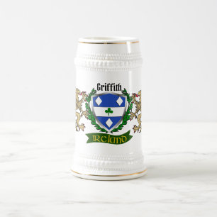 Chope À Bière Griffith Irish Shield Beer Stein