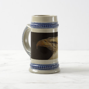 Chope À Bière gris/bleu stein de 22 onces