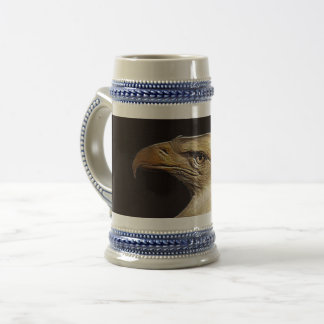 Chope À Bière gris/bleu stein de 22 onces