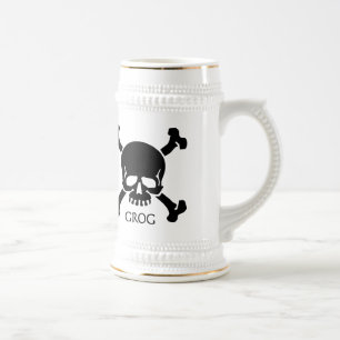 Chope À Bière Grog Stein Tankard de pirate