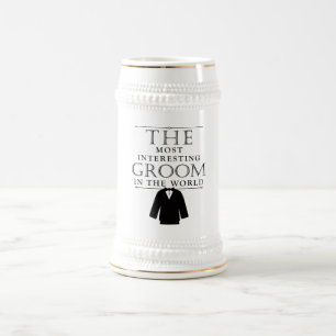 Chope À Bière Groom le plus intéressant Bachelor Stein, Noir