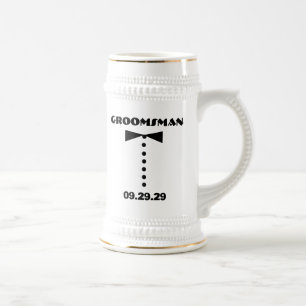 Chope À Bière Groomsman Stein -