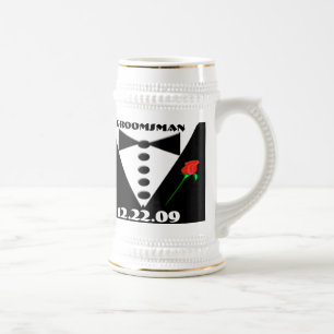 Chope À Bière Groomsman Stein -