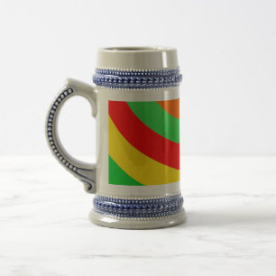 CHOPE À BIÈRE GROS CERCLES DE STRIPES DE COUVERTURE GRANDES GRAI