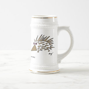 Chope À Bière Hérisson Abstrait Stein