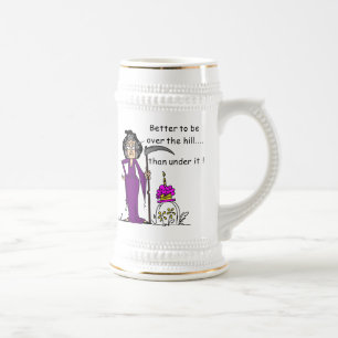 Chope À Bière Humour d'anniversaire de faucheuse