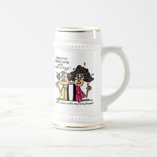 Chope À Bière Humour d'attitude de maris et d'épouses