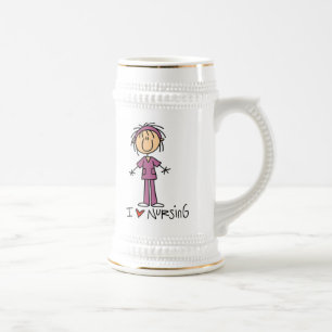 Chope À Bière I Love Nursing T-shirts and Gifts