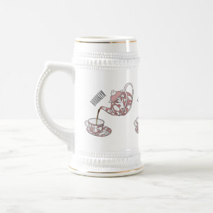 Chope À Bière Illustration de la série Teacup