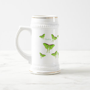 Chope À Bière Illustration de Luna Moth