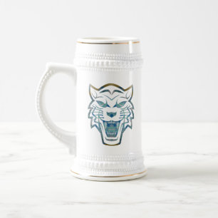Chope À Bière Impression de tigre Abstraite