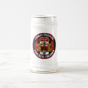 Chope À Bière Insigne OEF Afghanistan d'ingénieur de combat de