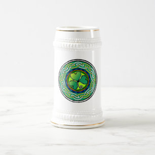 Chope À Bière Irish shamrock