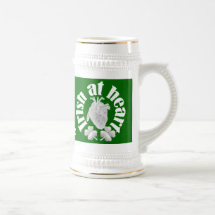 Chope À Bière Irlandais au coeur