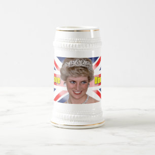 Chope À Bière J'aime la princesse Diana