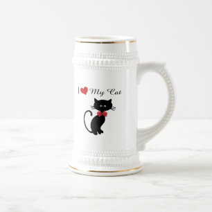 Chope À Bière J'Aime Mon Chat