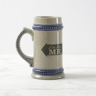 Chope À Bière Je suis son M. (la flèche grise)
