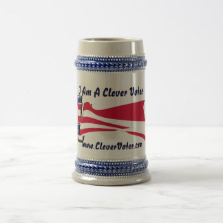 Chope À Bière Je suis un CleverVoter ! Stein