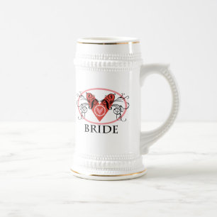 Chope À Bière Jeune mariée de fantaisie