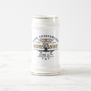 Chope À Bière Jour J 70e anniversaire Bataille de Normandie