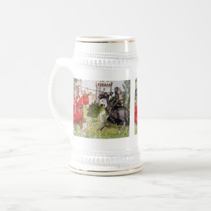Chope À Bière Joust médiéval En face du Château