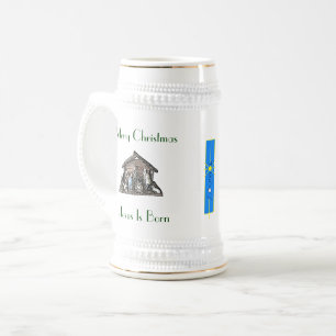 Chope À Bière Joyeuse bière de Noël Stein