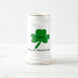 Chope À Bière Joyeux Saint Patrick Personnaliser de jour Votre n
