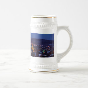 Chope À Bière Krug Netphen-Deuz à l'heure bleue en hiver