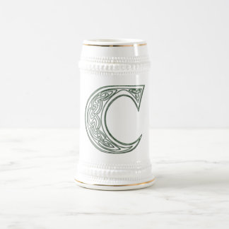 Chope À Bière KRW - C - Stein décoré d'un monogramme celtique