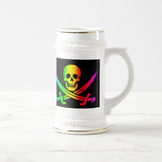 Chope À Bière La bière gaie Stein de RastafarI