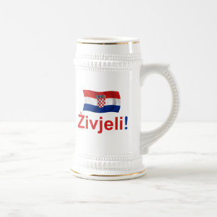Chope À Bière La Croatie Zivjeli ! (Acclamations)