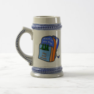 Chope À Bière La moitié dans le sac Stein