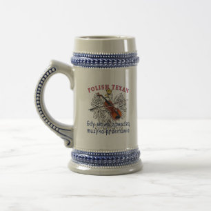 Chope À Bière La musique texane polonaise de l'aigle parle