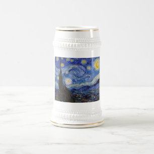 Chope À Bière La Nuit étoilée : Ville de Saint-Rémy par Vincent