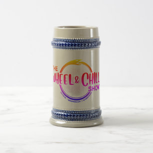 Chope À Bière La roue et le froid Afficher le logo arc-en-ciel S