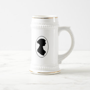 Chope À Bière La silhouette de Jane Austen