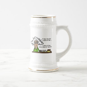 Chope À Bière La vie et l'Humour de Tequila