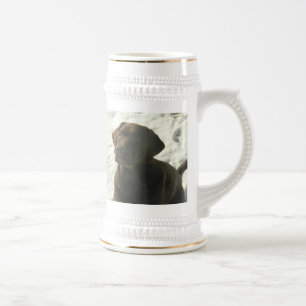 Chope À Bière Laboratoire de chocolat dans la neige