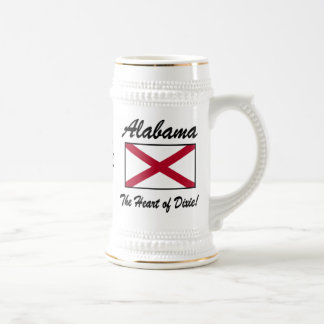 Chope À Bière L'Alabama, coeur de Dixie ! Bière Stein