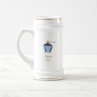 Lanterne Bleu clair Bryn Mawr Anassa Kata