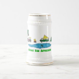 Chope À Bière L'autobus vert risque Stein