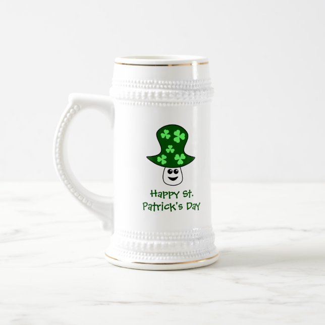 Chope À Bière Le champignon Stein de St Patrick (Gauche)