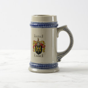 CHOPE À BIÈRE LE CREST DE FAMILLE DE CARROLL - MANTEAU DE