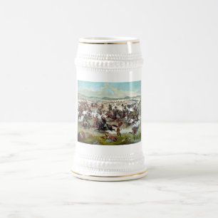 Chope À Bière Le dernier support de Custer