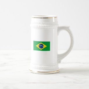 Chope À Bière Le drapeau du Brésil