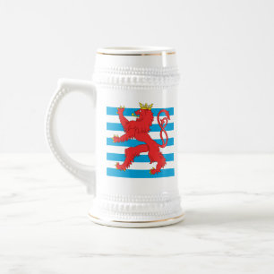 Chope À Bière Le Luxembourg Stein - drapeau civil