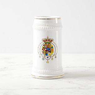 Chope À Bière Le manteau arme le royaume du fonctionnaire Italie