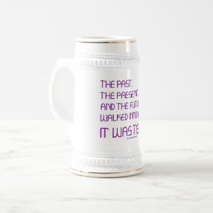 Chope À Bière Le mot tendu de SlipperyJoe passé le violet futur