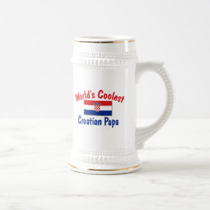 Chope À Bière Le papa croate le plus frais