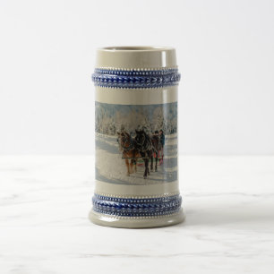 Chope À Bière Le pays des merveilles de l'hiver